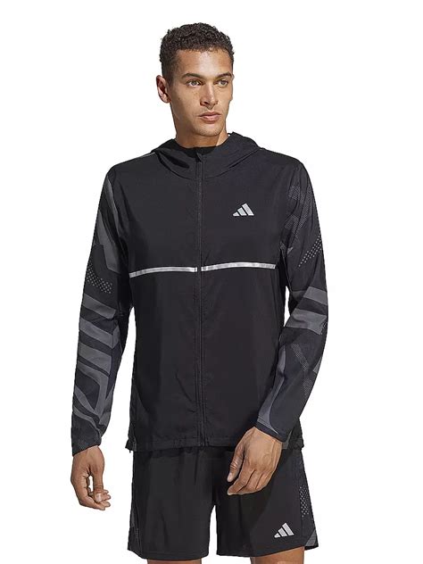 adidas kapuzenjacke laufjacke own the run schwarz